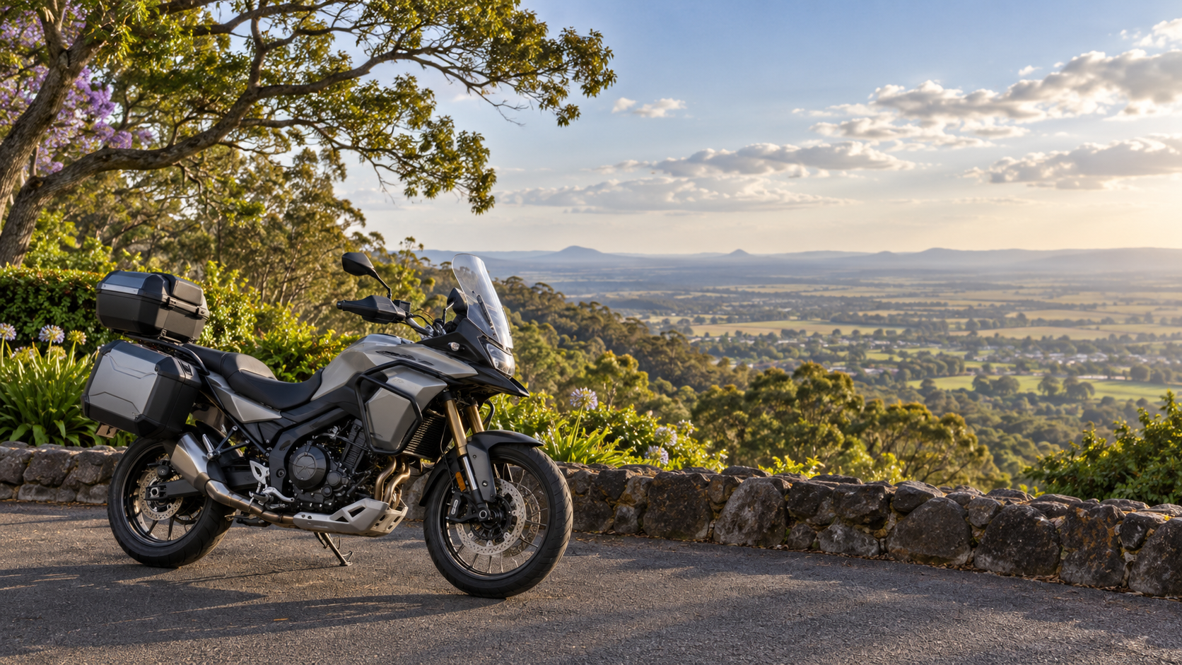 Motorcycle near Toowoomba, Queensland